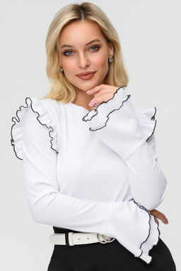 Блузка женская 4222/02/Белый - Rise фото 6