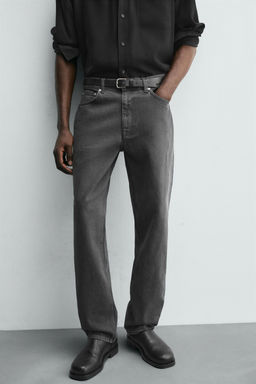 RELAXED STRAIGHT-LEG JEANS - Zara фото 6