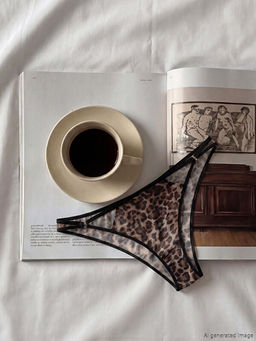 Leopar Desenli Fantezi Brazilian K?lot