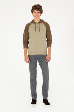 Мужской свитшот светло-хаки - U.s. polo assn фото 4