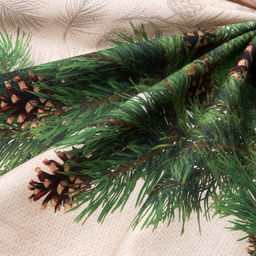 Скатерть Этель Еловые ветви 110х148 см, 100% хлопок, саржа 190 гр/м2  фото 5