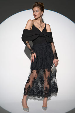 Платье Мэдж (чёрный) - Эльза фото 19