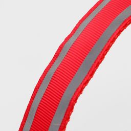 Ошейник с подсветкой размер XL, ОШ 52-60 х 2,5 см, 3 режима свечения красный - Пижон фото 7