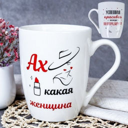 Кружка 400 мл Ах, какая женщина / G9-41 /уп 72/ - ГалеонТрейд фото 3