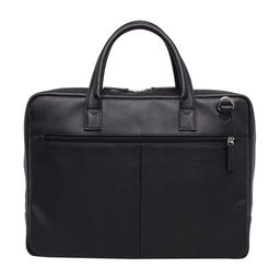 Кожаная деловая сумка для ноутбука Carter Black - Lakestone фото 5