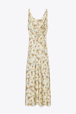 ZW COLLECTION PRINTED SATIN DRESS - Zara фото 7
