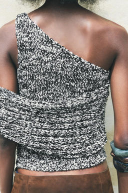 ASYMMETRIC KNIT TOP - Zara фото 2