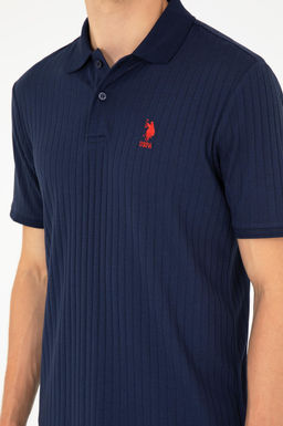 Мужская темно-синяя футболка - U.s. polo assn фото 7