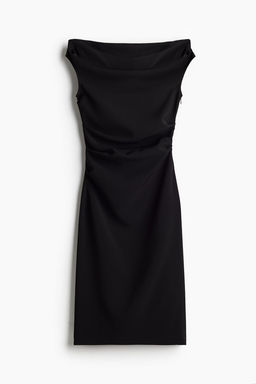 Vestido drapeado de sarga - H&m фото 5