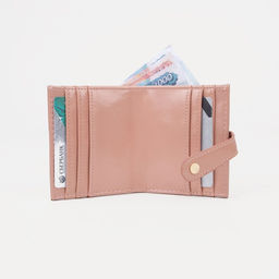 Кошелёк на кнопке, цвет розовый - Simaland фото 6