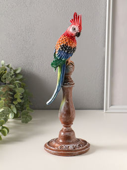 Фигура полистоун «Попугай», 33×12×12 см