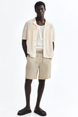 Camisa resort en punto pointelle Relaxed Fit - H&m фото 4