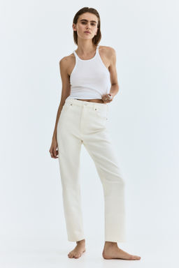 Mom Slim Fit High Waist Ankle Jeans - H&m фото 11