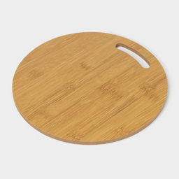 Доска для подачи Доляна Цинза, d=25 см, толщина 0.8 см, мдф бамбук  фото 4