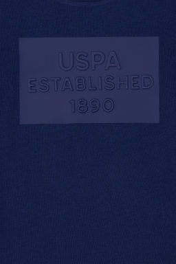 Детская темно-синяя футболка - U.s. polo assn фото 3