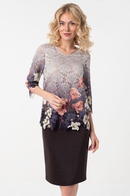 Платье П4-4245 - Wisell фото 11