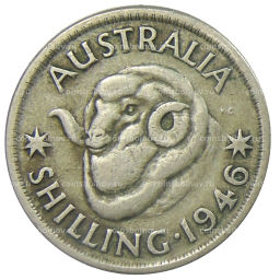 1 шиллинг 1946 года Австралия
