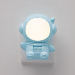 Ночник «Приветливый космонавт» 1 Вт LED 4000-6000К голубой 10×9×11.5 см
