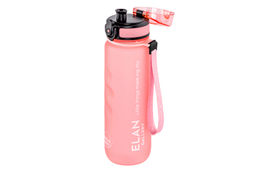 Бутылка для воды 500 мл 6,5*6,5*23 см "Style Matte" с углублениями д/пальцев пыльная роза