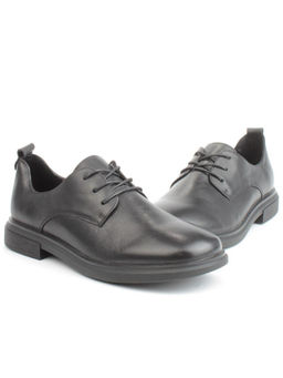 03-DYL59-1 BLACK Полуботинки женские (натуральная кожа)