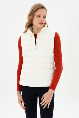 Kad_n BEYAZ Yelek Sepette S_rpriz _ndirim - U.s. polo assn фото 3