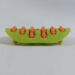 Массажёр для ног, с шипами, 26 18 5 см, цвет зелёный/оранжевый - Onlitop фото 3