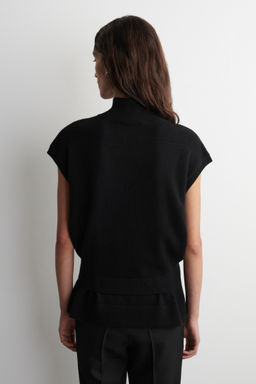 TOP DE LANA CON CUELLO ALTO Y CINTUR?N - H&m фото 6