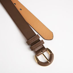 Ремень женский, ширина 3 см, винт, пряжка со вставкой, цвет коричневый - Simaland фото 2