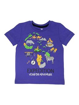 CRB wear/CSKB 63290-44-332 Футболка для мальчика,фиолетовый/Ex.Cherubino