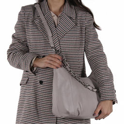 Сумка 8559 gray white Polina&Eiterou