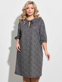 Платье 0218-2 чёрный кварц