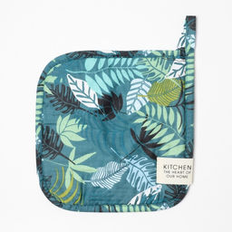 Набор кух. Этель Папоротник: варежка 20х28 см, прихватка 19х19 см, 80% хл, 20% пэ  фото 4