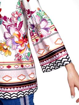 Блузка, пестрая - Linea tesini фото 8