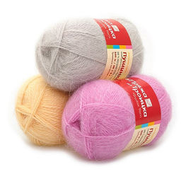 Пушинка пряжа Россия ТР 50%козий пух 50%шерсть 10х50г/225м