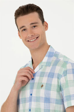 U. S. Polo Assn Мужская рубашка Saks с коротким рукавом - U.s. polo assn фото 2