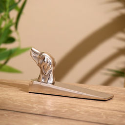 Стоппер дверной «Собака», 15×3.5×8 см, алюминий