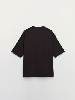 Футболка relax fit из хлопка интерлок / Zarina