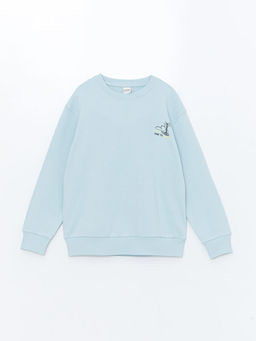 Bisiklet Yaka Erkek ?ocuk Sweatshirt