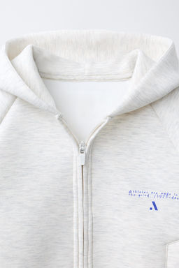 SUDADERA CREMALLERA SPORTY / Gris vigor? - Zara фото 6