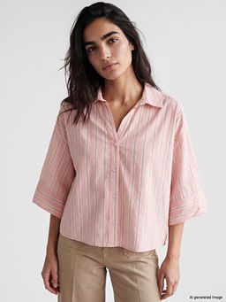 ?izgili Oversize Kad?n G?mlek
