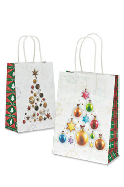 Пакет крафтовый с рисунком 15*21*8 см (12 шт) SF-7177, №9 - Больше подарков фото 3