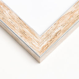 Фоторамка пластик "Акварель" 30х40 см, прованс (пластик. экр)