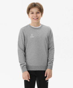 Свитшот JOGEL ESSENTIAL Sweatshirt, серый меланж, детский  фото 6