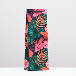 Пакет подарочный Цветочный настрой 12 х 36 х 8,5 см