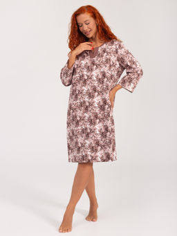 Ночная сорочка женская футер начёс МАДИНА КОФЕ - Domtrik фото 2