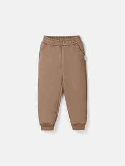 Джоггеры с карманами Какао утепленные