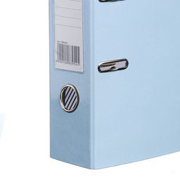 Пaпкa-регистратор А4 75мм Calligrata ламинированная, светло-васильковый  фото 3