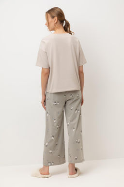 Е 20178/кремовый,овечки на лугу пижама жен - Very neat фото 5