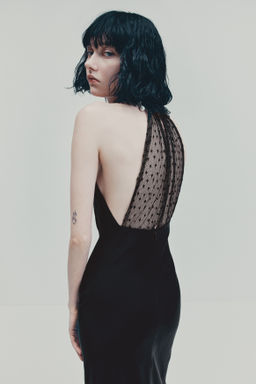 Vestido con capa de malla - H&m фото 8