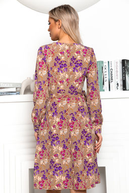Платье Open Style 6076 коричневый